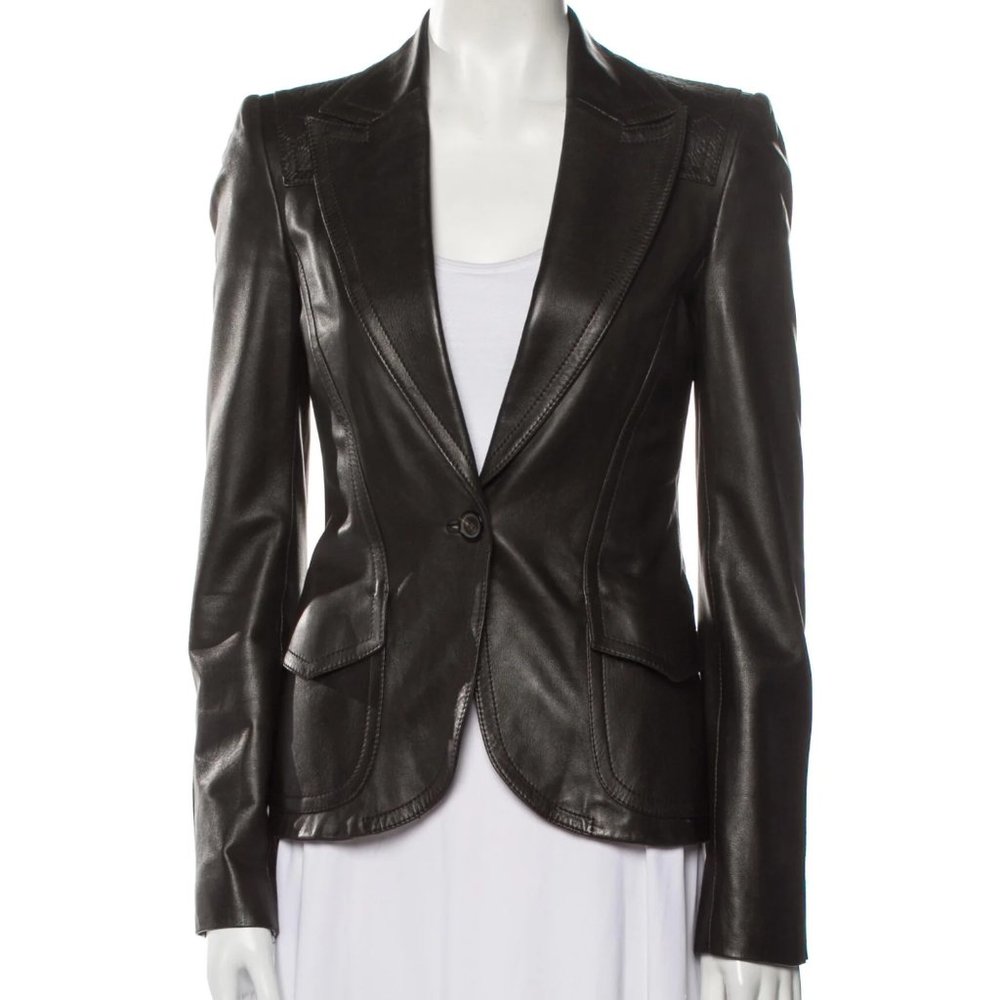 GUCCI leather  Blazer